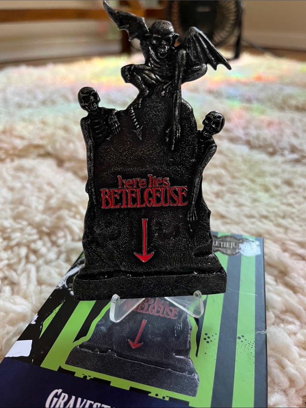 Limited Edition Beetlejuice gravestone